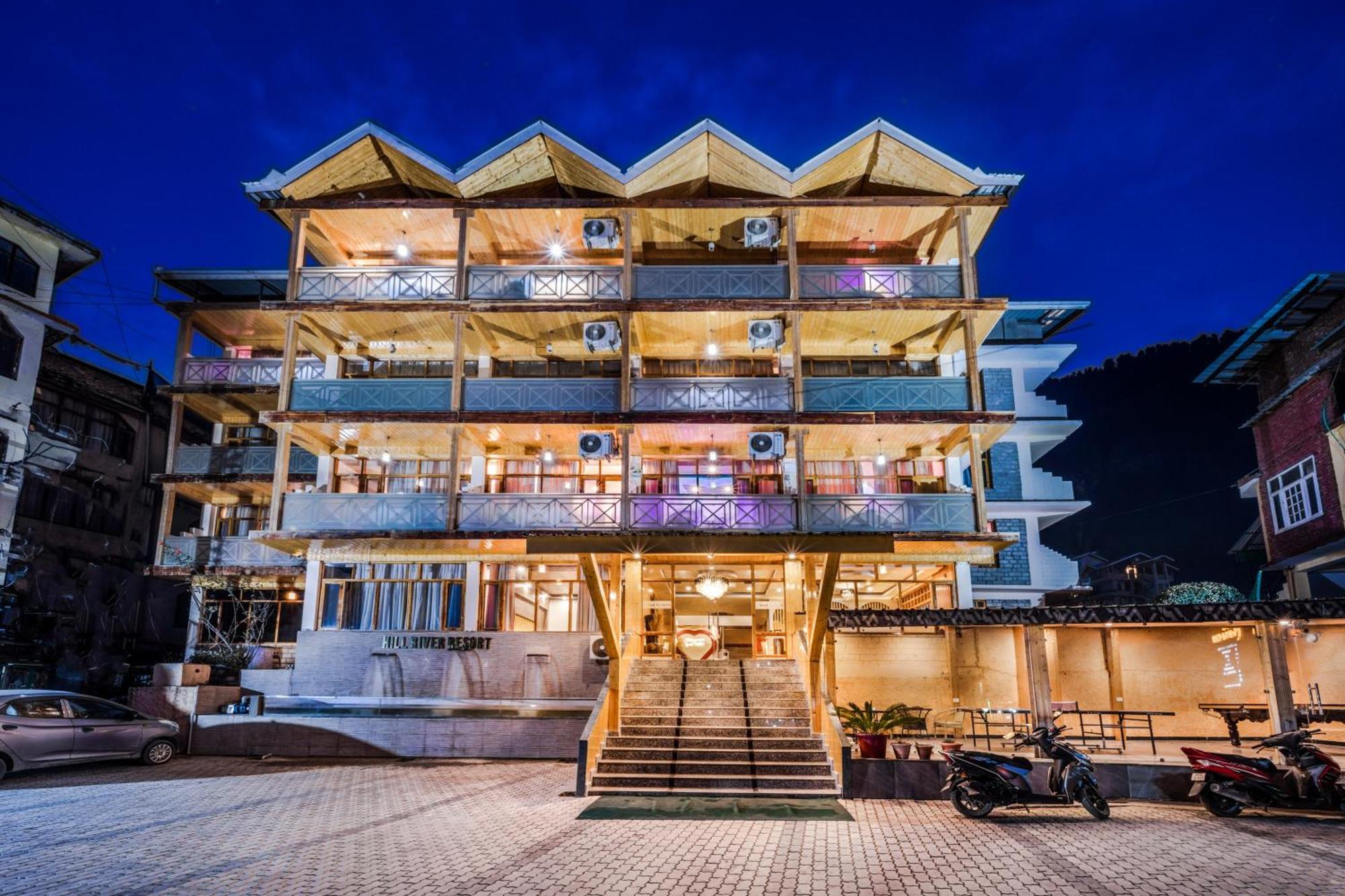 Hill River Resort - Central Heated & Air Cooled - Near Mall Road , Best Property Of Manali 2024- 2025 Luaran gambar